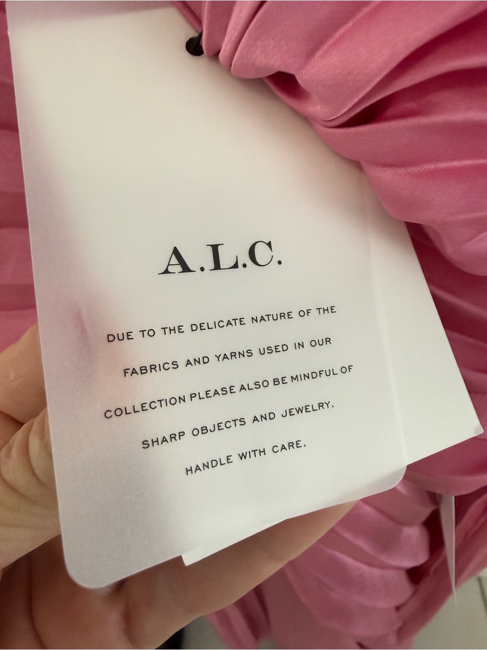 A.L.C. Gemini Pleated Midi Dress Pink NWT Size 2 - Picture 7 of 8